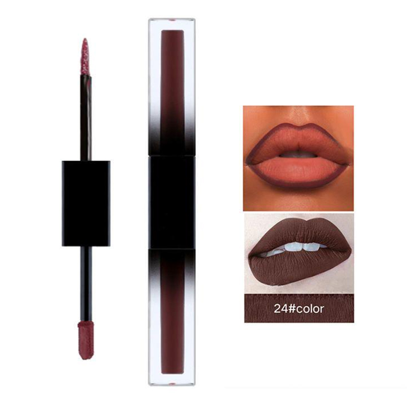Multicolor Double Head Matte Lip Liner Vendor ng Lip Gloss