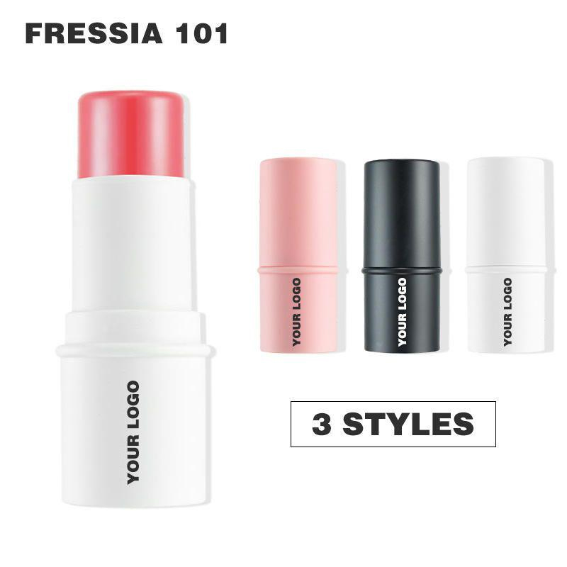 LOW MOQ Customization 8 Color Blush Makeup Blush Stick Blush para sa White Black Pink 3 Color Stick Pumili