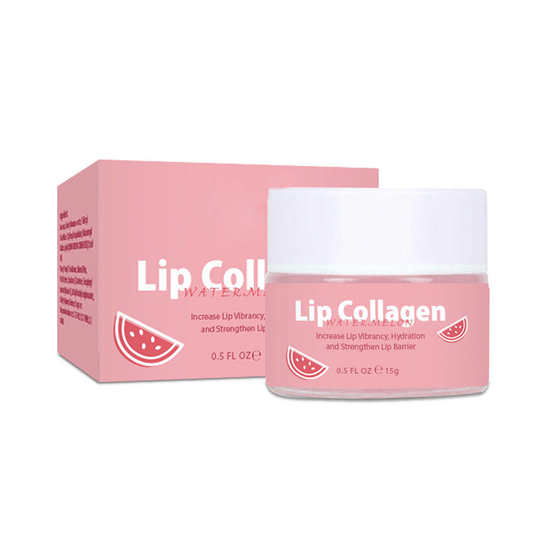 Lip Collagen Night Moisturizing Nourishing Repair Watermelon Lip Balm Sleeping Mask