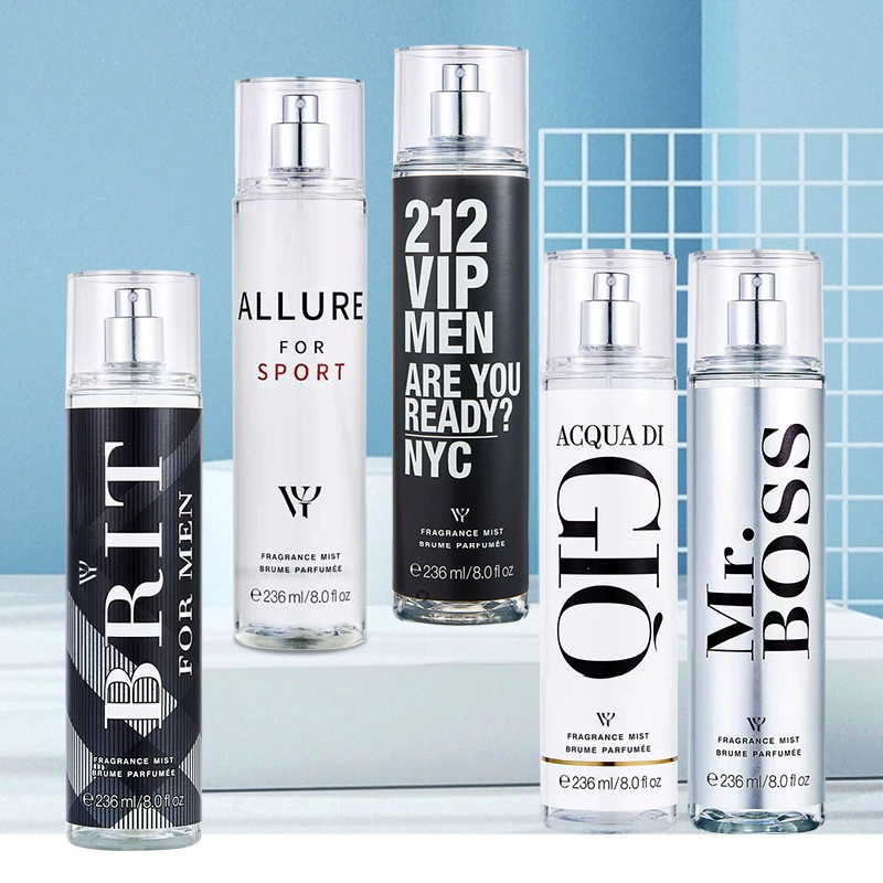 Body Mist 236ml Floral Fruity Original Body Fragrance Spray Lasting Fragrance Perfume para sa Mga Lalaki