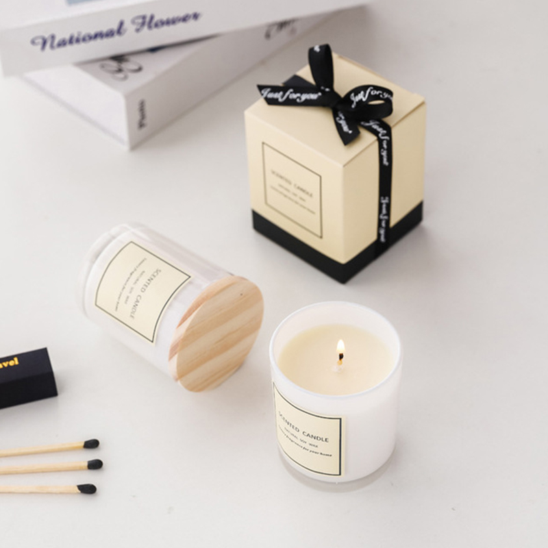 150g Romantic Round Soy Wax Birthday Candles Mabango Luxury Handmade Vegan Scented Candles Gift Set