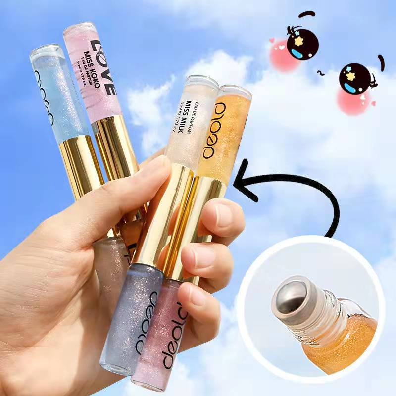5ML*2 Rollerball Perfume Student Double-Smeared Fragrance Perfume Long-lasting Fragrance Sample