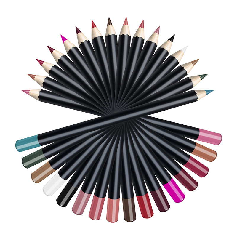 Lip Liner 3 in 1 Function na Eyeliner Available 21 Color Lip Pencil Lipstick Walang Logo