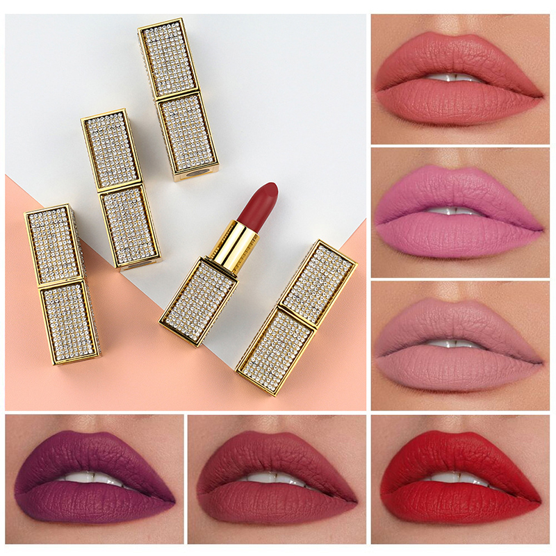 Oem Low Moq 13 Colors Moisturizing Longlasting Customized Logo Label Vegan Nude Matte Lipstick Lipstick